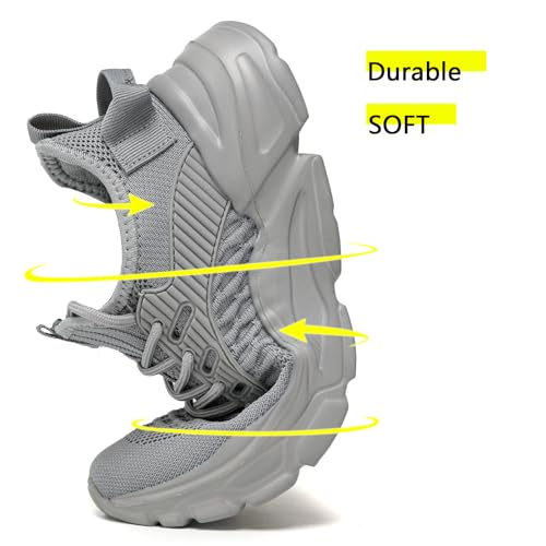 Image of Womens Running Shoes Slip on Breathable Lightweight Fashion Sneakers Athletic Sports Walking Gym Work Shoes