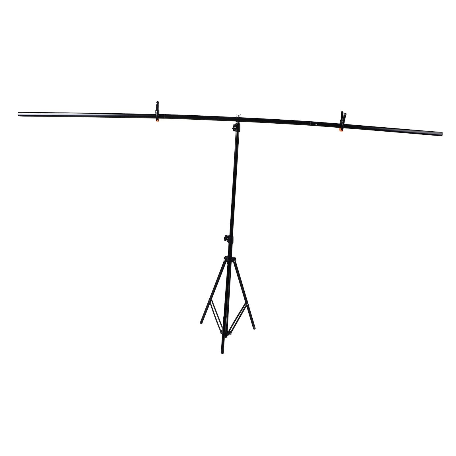 Kit Supporto per Fondale Retrattile a Forma di T da 6,6x6,6 Piedi - Robusto di Supporto per Fondale in Lega per Fotografia in Studio con Custodia