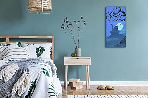 Horloge sur Toile de Qualité Supérieure Image Art Moderne 30x60 - 5