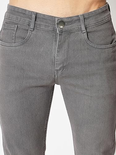 Image of KARGEENS Men Kargeens Men's Jeans Pant Slim Fit Stretchable Casual Wear Low Rise Cotton Blend Denim