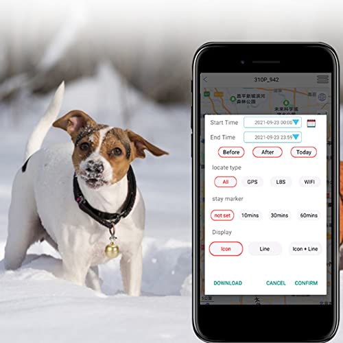 Blesiya 2 Stks Hondenkussens Finder PET BELL TRACKER GPS LOCATOR PLAATSENDE KERLAR MINI - Image 3