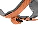 Hunter Hundegeschirr NEOPREN, Farbe: Kupfer/grau, strapazierfähiges Nylon, mit weichem Neopren gepolstert, reflektierendes 3M Scotchlite Reflective Material, pflegeleicht, komfortabel, Größe: M/1