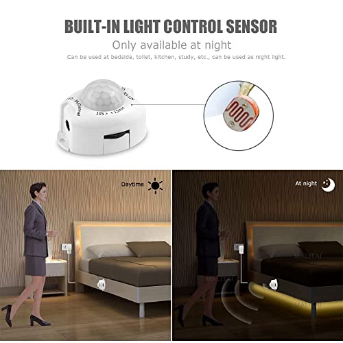 Tira LED con sensor de movimiento PIR 4M blanca miniatura 6