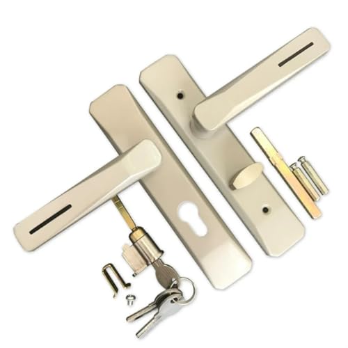 Manijas De Puerta Cerradura de baño, puerta inodoro, acero plástico, vidrio, Puerta al ras, aleación aluminio con llave
