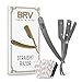 Straight Razor | 100 Lord Platinum Single Edge Razor Blades | Straight Edge Razor | 100% Stainless Steel | Shavette | Barber Razor | Mens Shaving Knife | Straight Razor Kit | For Men | Silver