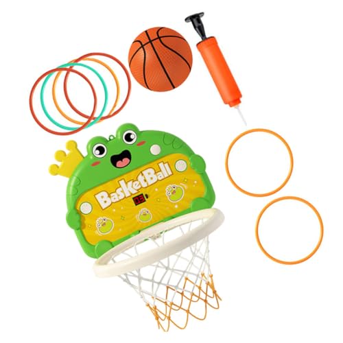 VANZACK Mini Basketball Hoop Boys and Girls Plaything Boys' Indoor Basketball Toy Cartoon Design Wall-Mounted