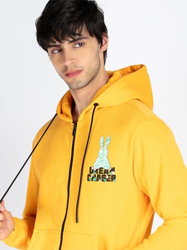 Image of Status Quo Mens Printed Round Neck Hooded Sweatshirt