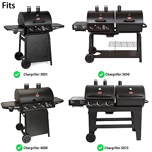 VICOOL Grill Grates Cooking Grid Replacement for Chargriller 5050, 3001, 2121, 3008, 3030, 4000, 5252, 5650, King Griller 3008, 5252, Porcelain Coated Cast Iron, HyG505A