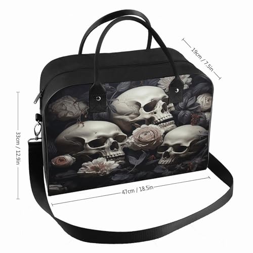 Maletín ligero para laptop con diseño negro y blanco miniatura 2