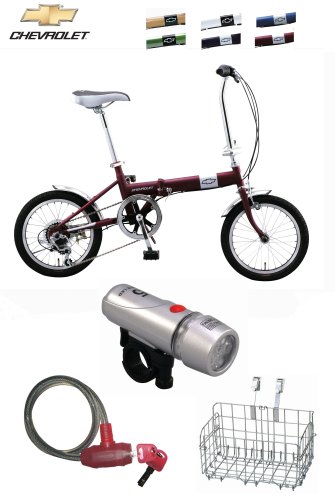 Amazon | CHEVROLET(シボレー) 16インチ6スピード折畳み自転車 CHEVY 
