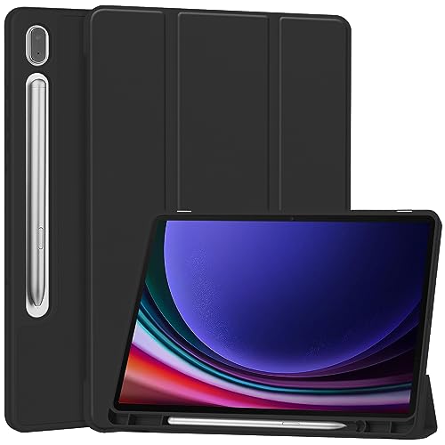 Funda Galaxy Tab S9 11 pulgadas ultrafina de TPU antichoque con tapa magnética