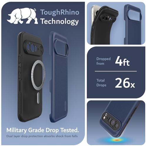 Image of TUDIA MergeGrip Magsafe Compatible for Pixel 10 Pro XL Case - Indigo Blue