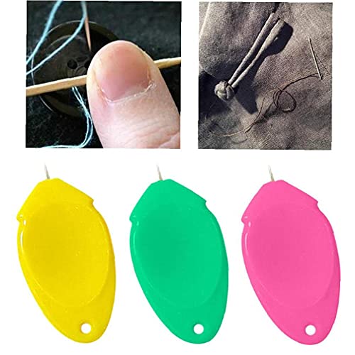 Needle Threaders Portable DIY Handwork Sewing Machine Stitch Threader 10PCS Random Color - Afbeelding 4