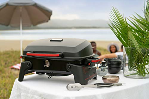 Megamaster 820-0065C 1 Burner Portable Gas Grill For Camping, Outdoor Cooking , Outdoor Kitchen, Patio, Garden, Barbecue With Two Foldable Legs thumb #3