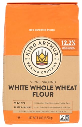 King�Arthur, Flour Whole Wheat White, 80 Ounce