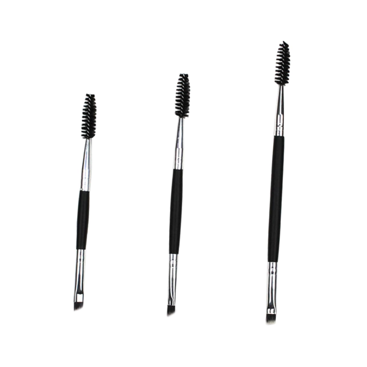 NOLITOY 3pcs Professional Eyebrow Brush Set Makeup Brush for Women Comb Beauty Tools Kit