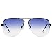 Quay Australia MUSE FADE Women's Sunglasses Jasmine Aviator - Black/Navy