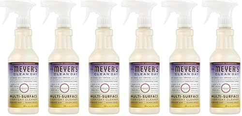 Image of Mrs. MEYER'S CLEAN DAY Multi-Surface Everyday Cleaner, Compassion Flower Scent, 16 Fl Oz Bottle (Pack of 6)