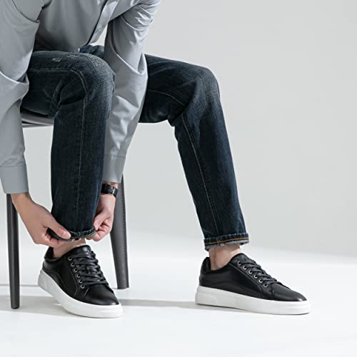 Vostey Men'S Fashion Sneakers Classic Casual Shoes For Men Stylish Soft Black Shoes Mens Dress Sneakers thumb #2