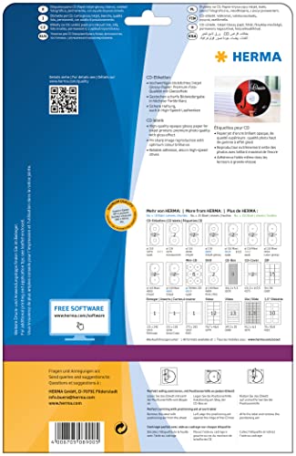 HERMA Etichette per CD, Ø 116 mm, Etichette