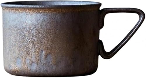 AZIEBAY コーヒーカップ & ソーサーセット 手作りレトロ仕様 金箔レトロレースデザイン アフタヌーンティー用 美しいシンプル造型 クリエイティブ雰囲気演出