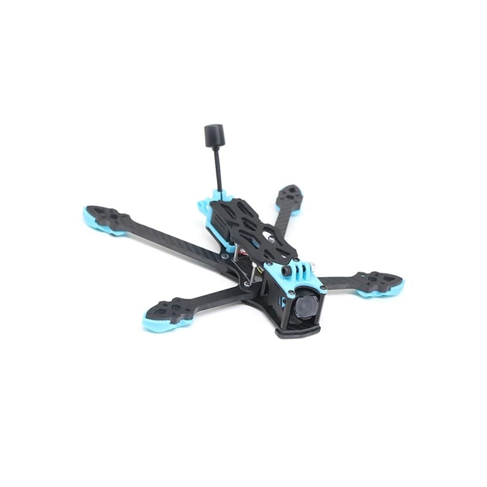 Convient for Le kit de Cadre de quadricoptère O3 Air Unit HD, Bras de 5,5 mm for APEX FPV Convient for APEX5 O3 5 Pouces KIT 225 mm Cadre en Fibre de Carbone FPV Drone(Blue O3 DC Version)