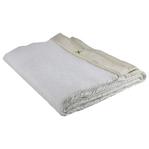 Black Friday Sale 2022 Sellstrom S97601 Welding Blanket - 18 oz Uncoated Fibreglass - 6'x8' - White