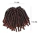 Darling Spring Twist 8X Crochet Hair Extensions (4 Packs, 2 per pack), Bomb Twist, Natural and Soft Texture, Afro curly 2X per Pack, 24 Inch, #1/350