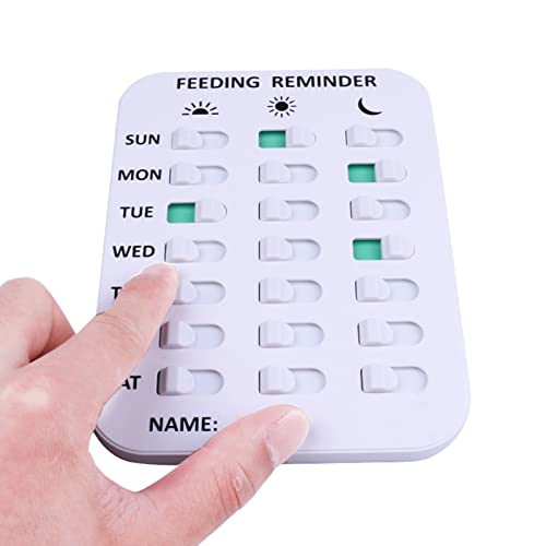 IWOMA-Dog-Feeding-Reminder-Mountable-Device-Magnets-On-Back-Slide-to-Green-After-Feeding-Pet-to-Prevent-Over-Feeding