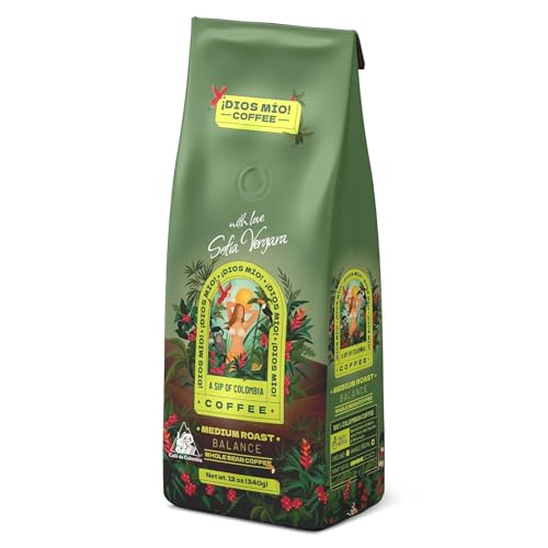 Dios Mio Colombian Medium Roast Coffee Beans - 12oz
