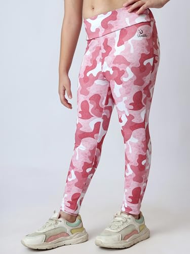 Image of Girl's Activewear Workout Set 2 Piece Athletic Sets Dry Fit Printed Tees And Leggings Yoga Running Dance 4-14Y