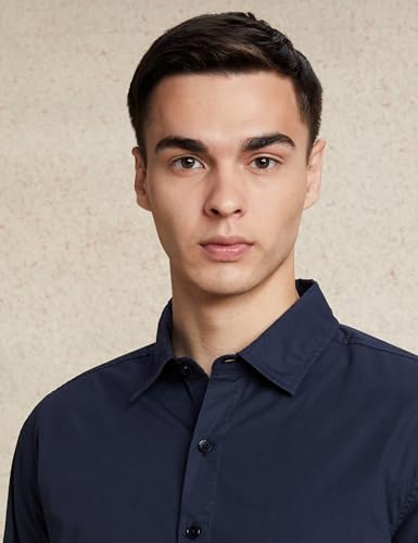 Image of Amazon Brand - Symbol Men's Solid Oversized Cotton Casual Shirt | Plain | Full Sleeve (Available in Plus Sizes)
