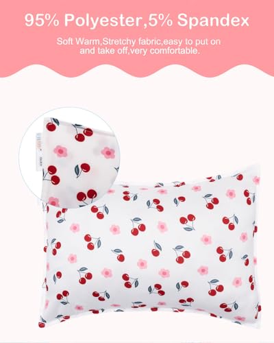 Image of ALVABABY Toddler Pillowcases 2 Pack Organic Cotton Fit 13 inchx 18 inch or 12 inchx16 inch Kids Pillow Cover Envelope for Girl Boy 2TPE53A | Envelope for Girl Boy Travel(Pillowcase Only)