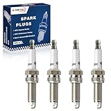 Iridium Spark Plugs 4 Pack Compatible with Hyundai Veloster Accent & Kia Soul Rio 2012 2013 2014 2015 2016 2017 2018 2019 L4 1.6L Replaces 92873,LZKR6AIX,93815,SILZKR6B10E