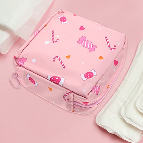 GLEAVI Bolsa menstrual, 2 peças, bolsa de armazenamento de guardanapo sanitário, bolsas portáteis co