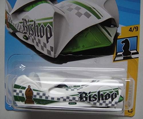 Hot Wheels Checkmate 4/9, White Cloak and Dagger 'Bishop' 310/365 50TH Anniversary Card