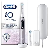 Oral-B Spazzolino Elettrico Ricaricabile iO 9N Rose Quartz, 2 Testine, Custodia da Viaggio...