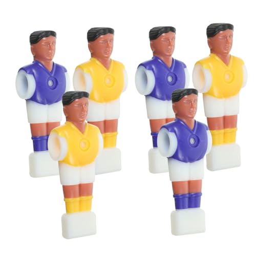 BRIGHTFUFU Plastic Soccer Player Set for Foosball Table Mini Football Figures for Boys