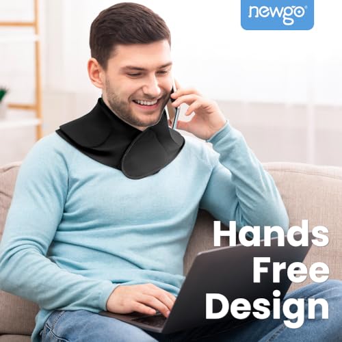 Image of NEWGO Neck Ice Pack Wrap Gel, Ice Packs for Neck Reusable, Hot and Cold Compress, Relief of Pain, Swelling, Office Pressure and Surgery Recovery