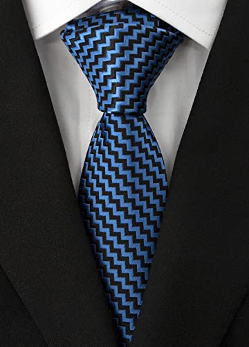 Image of Men's Necktie Classic Silk Tie Woven Jacquard Neck Ties 9 PCS