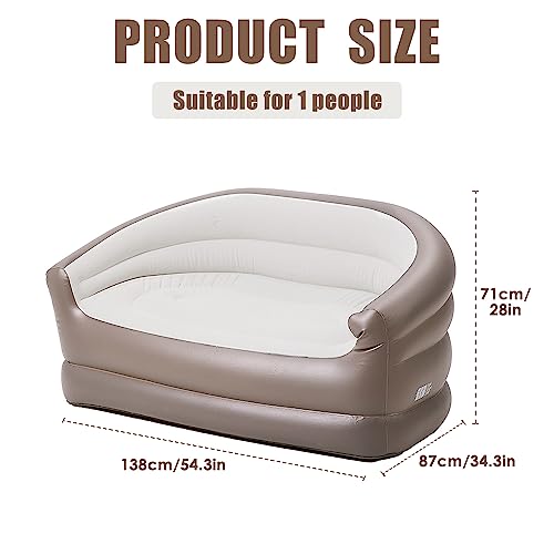 Snapklik.com : JEAOUIA Double Inflatable Chair For Adults - Foldable ...