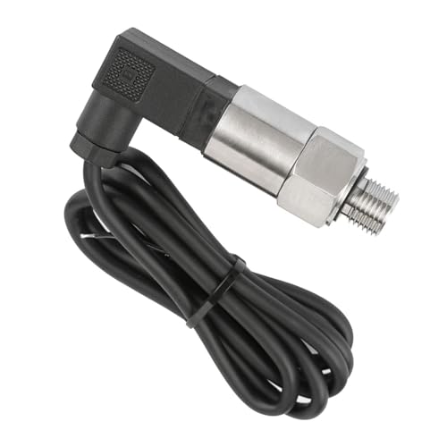 Edelstahl Druckwandler, Drucksensor Silizium Drucktransmitter Sensor Wasserdurchflusssensor 4-20mA Ausgang G1/4 für Wasser Gas Öl (0-0,2 MPA)