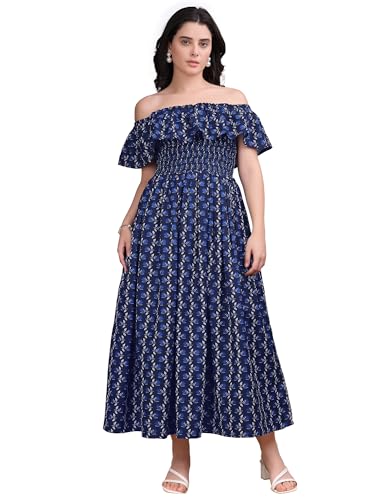 Image of PURVAJA Women's Cotton Dress(Floe-187-190)