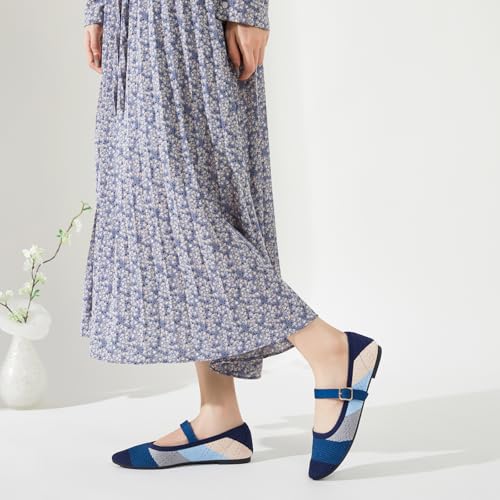 Image of Women's Ballet Flat Mary Jane Flats Slip on Laides Dress Flats with Strap
