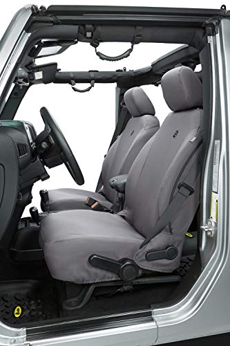 Bestop 2928309 Charcoal Front Seat Covers for 2013-2018 Wrangler JK 2DR/4DR