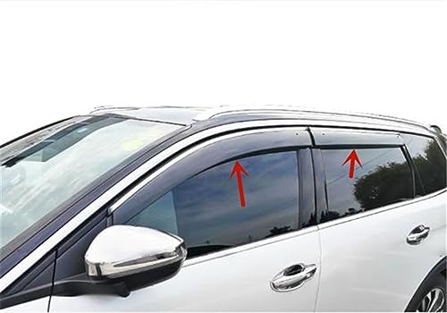 Déflecteurs pluie Audi Q7 4M accessoires visières de vitres latérales 2016-2022 - 2