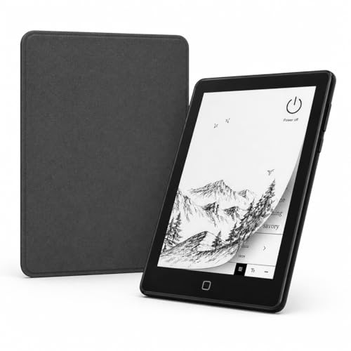 Image of Cason Cover Case for E-Book Reader 6 inch Case, Slim Smart Flip case Cover for E-Reader Tablet (Grey)