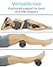 Vive Lumbar Roll Pillow for Lower Back Pain - Low Back Support Cushion for Office Chair, Car, Driving, Desk Computer - Ergonomic Portable Cervical Bolster for Thoracic Low Rest Posture Corrector