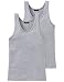 Produktbild Schiesser Herren Unterhemd 2 er Pack 103401-202, Gr. 6 (L), Grau (202-grau-mel.)