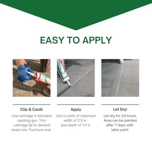 Akonaflex Pro Self-Leveling Expansion Joint Repair - Concrete Crack Filler, Self-Leveling Technology, Great for Driveways & Sidewalks, Caulk, Backer Rod Compatible, Seals Joints (10.1 Fluid Ounces) - Image 4